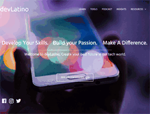 Tablet Screenshot of devlatino.com